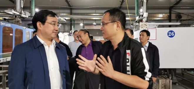 球盟会：石家庄市栾城区区委书记张旭一行莅临英利奥调研考察(图2)