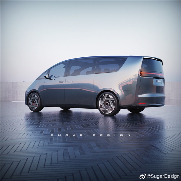 球盟会：疑似理想首款MPV“大鲸鱼”效果图曝光：造型独特形似高铁车头(图4)