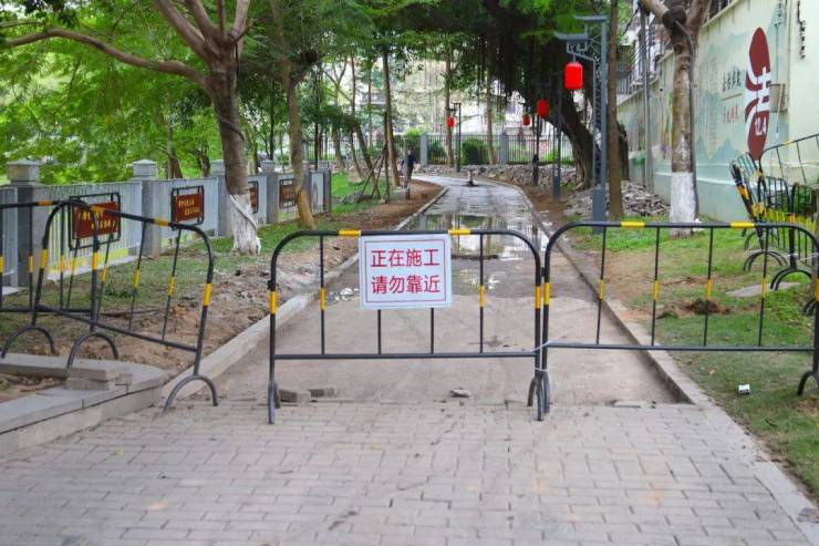 谢岗镇育贤湖公园慢行系统升级改造预计本月底完工(图5)