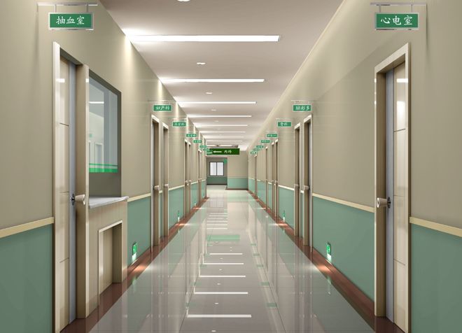 医院走廊效果图设计——打造温馨舒适与功能性的医疗空间(图3)