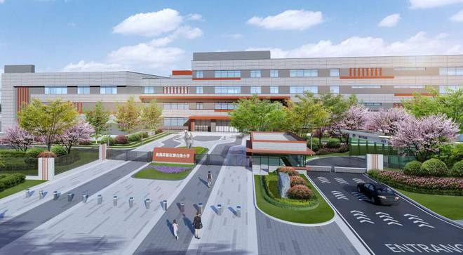 青岛西海岸新区海王路小学西校区主体封顶(图2)