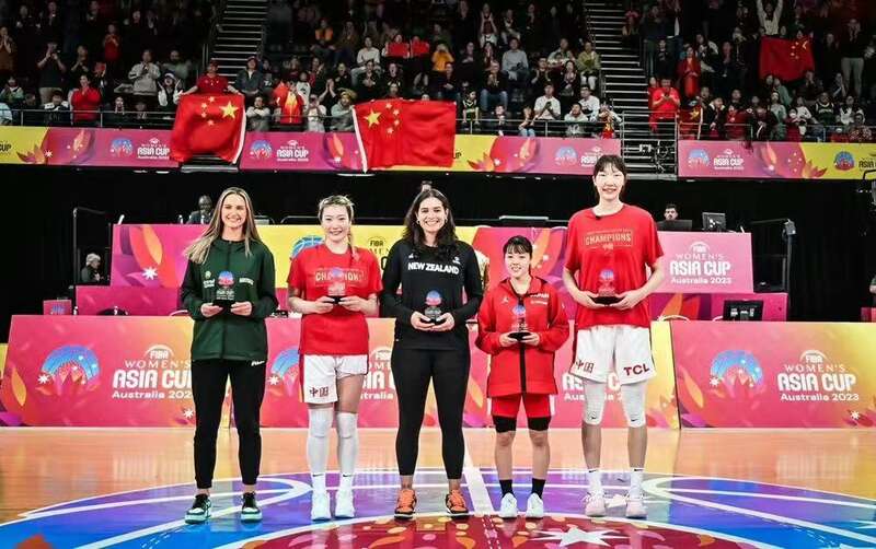 国际篮联公布女篮亚洲杯数据榜：中国女篮4人上榜张子宇2项第1