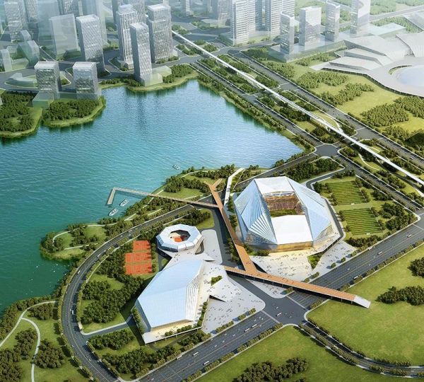 没跑道球星从面前跑过武汉将建这样的专业足球场(图1)