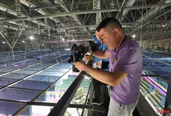 球盟会入口：“蓉”耀汤尤杯｜“奥运会级别”的服务！远程拍摄机器人记录赛事精彩瞬间(图5)