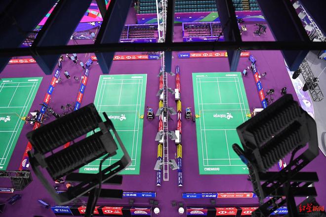 球盟会入口：“蓉”耀汤尤杯｜“奥运会级别”的服务！远程拍摄机器人记录赛事精彩瞬间(图4)