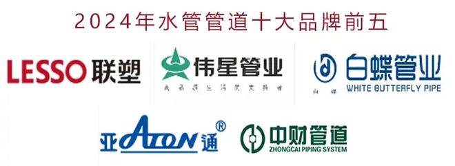 2024年家装水管管道十大品牌榜单新鲜出炉
