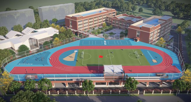 球盟会入口：青科控股集团承建嘉陵江东路小学全面冲出“正负零”(图3)
