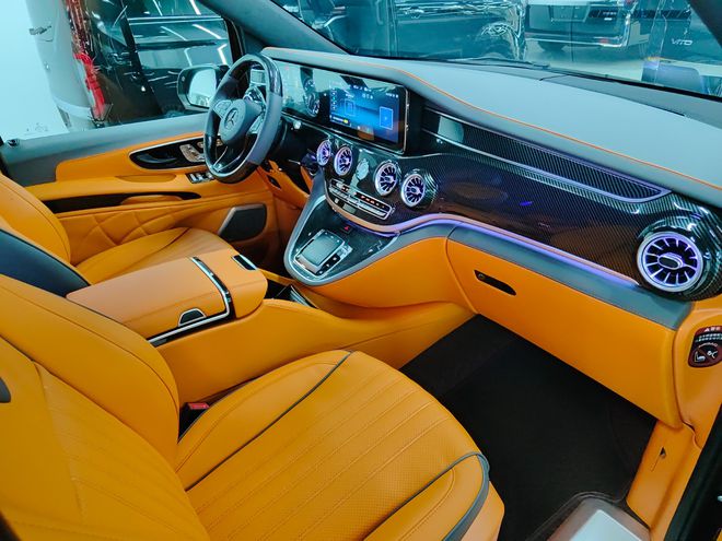 2024款奔驰威霆7座商务车配置详情天津港口优惠10万(图4)