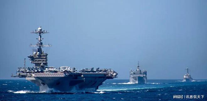 球盟会：此路不通！美十万吨级核航母刚进南海南部战区警巡黄岩岛(图2)