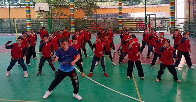 球盟会入口：赵凯：希望更多的乒乓人才留在云南 校园乒乓