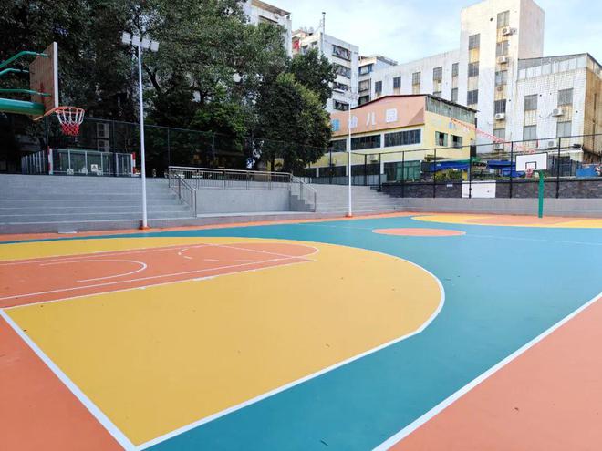 清新公园篮球场焕新升级只为热爱篮球的你！(图4)