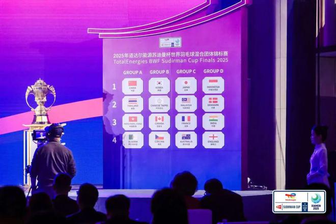 球盟会入口：聚焦｜2025厦门苏迪曼杯抽签出炉中国队小组赛有挑战(图2)
