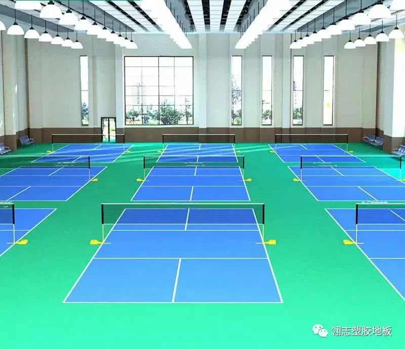 球场PVC地胶用色彩定义运动场馆！