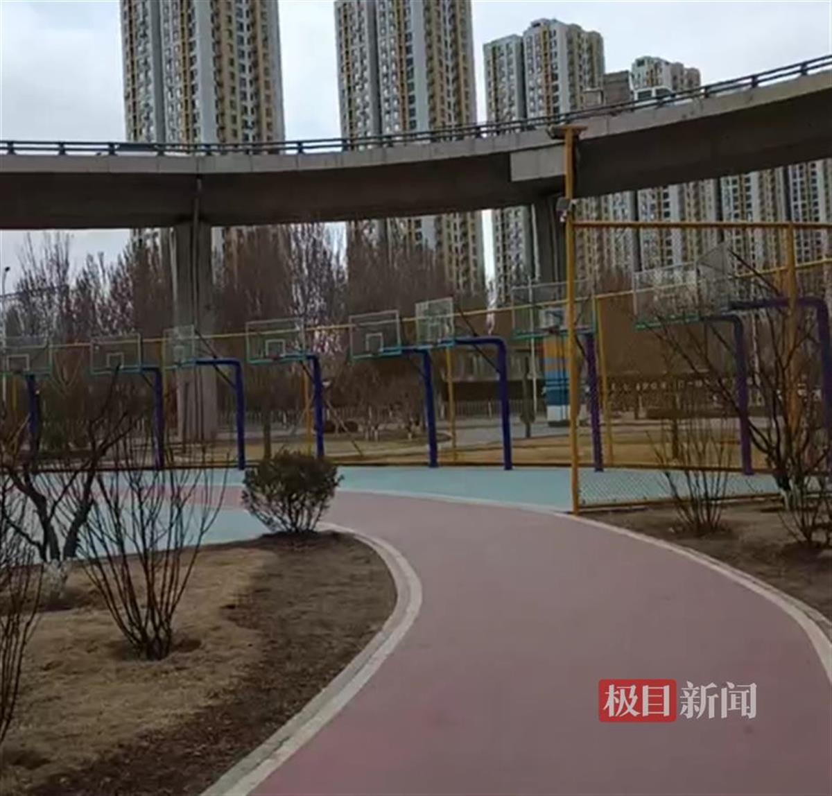 球盟会：沈阳一公园密集排列9个篮球架网友质疑设计不合理官方：投篮专用(图2)