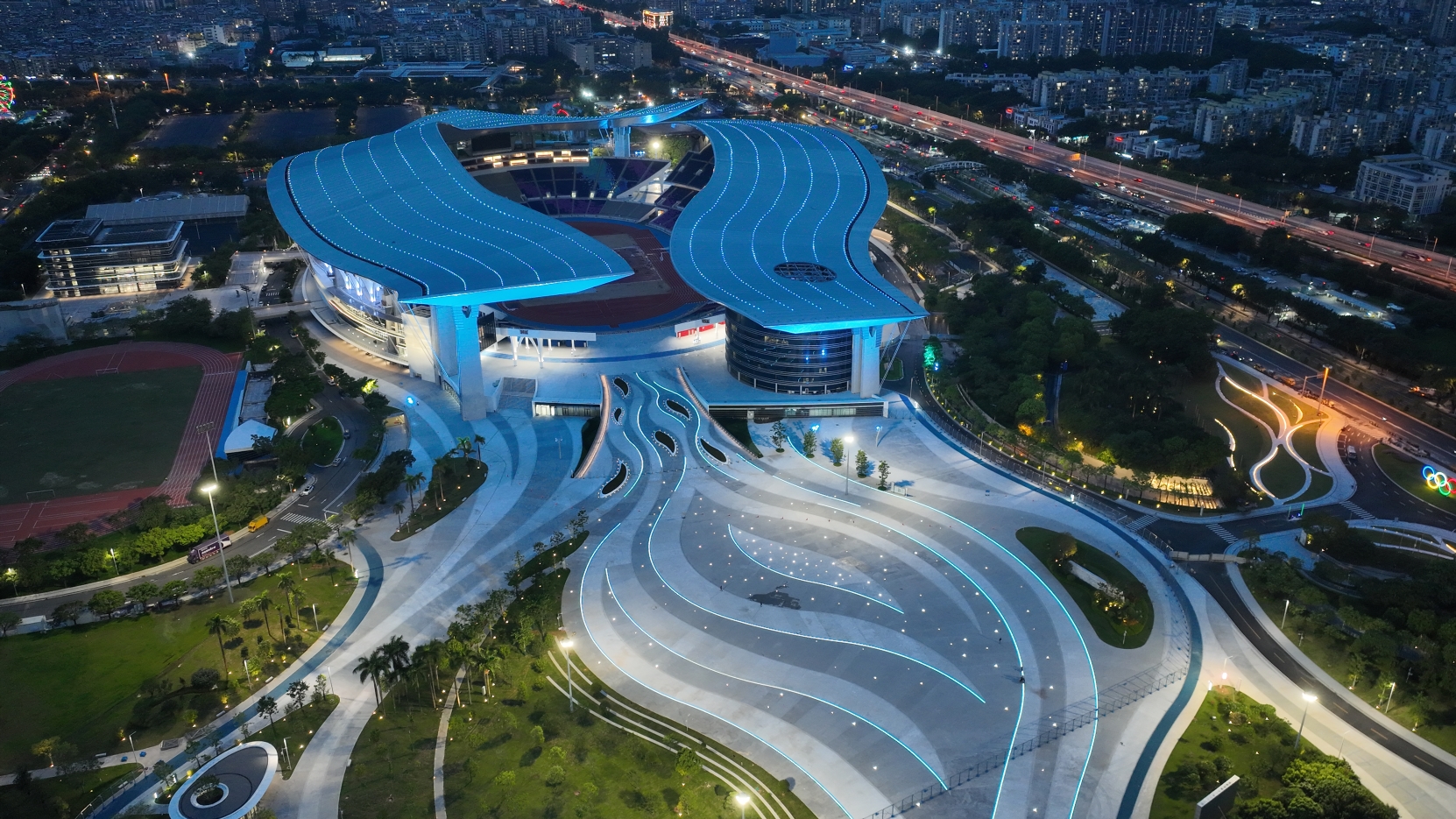 球盟会入口：十五运场馆奥体中心蕴含华工智慧！何镜堂：办赛事就是办城市