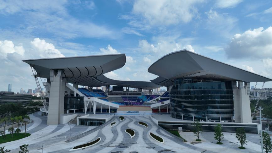 球盟会入口：十五运场馆奥体中心蕴含华工智慧！何镜堂：办赛事就是办城市(图5)