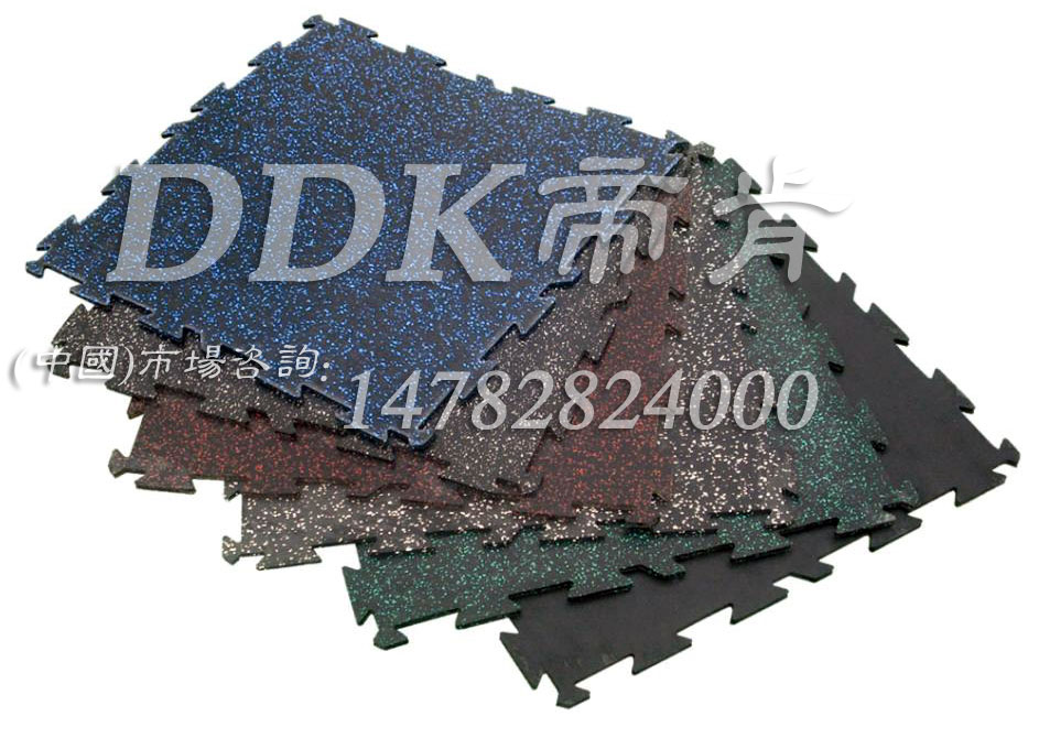 球盟会：【健身房减震地胶】多色组合型健身房减震地胶